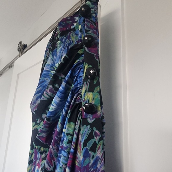 Kevan Hall maxi floral skirt size 10 - Picture 5 of 6